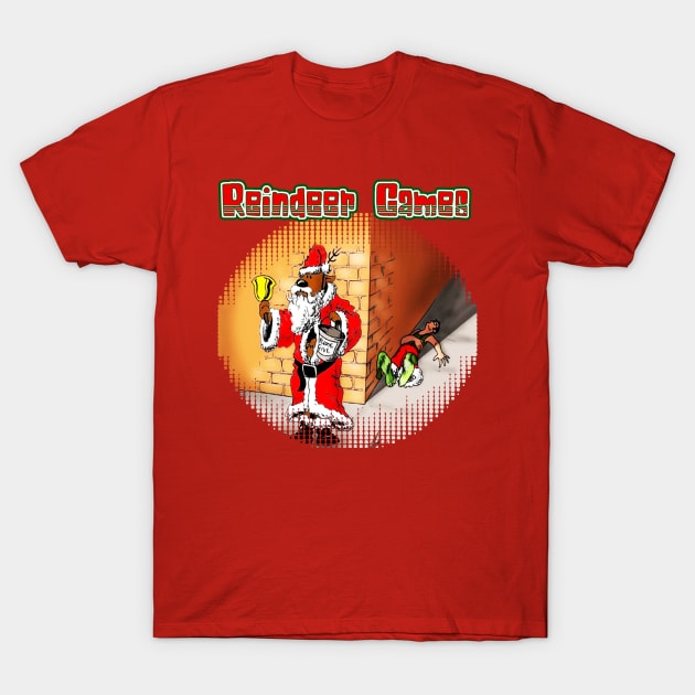 Reindeer Games 3 T-Shirt by toastercide